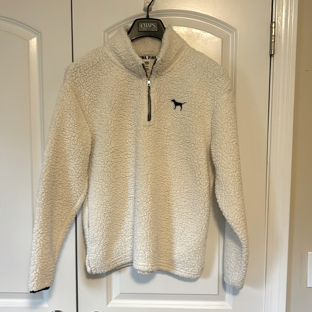 Victoria’s Secret sherpa fleece pullover 1/4 zip S/M